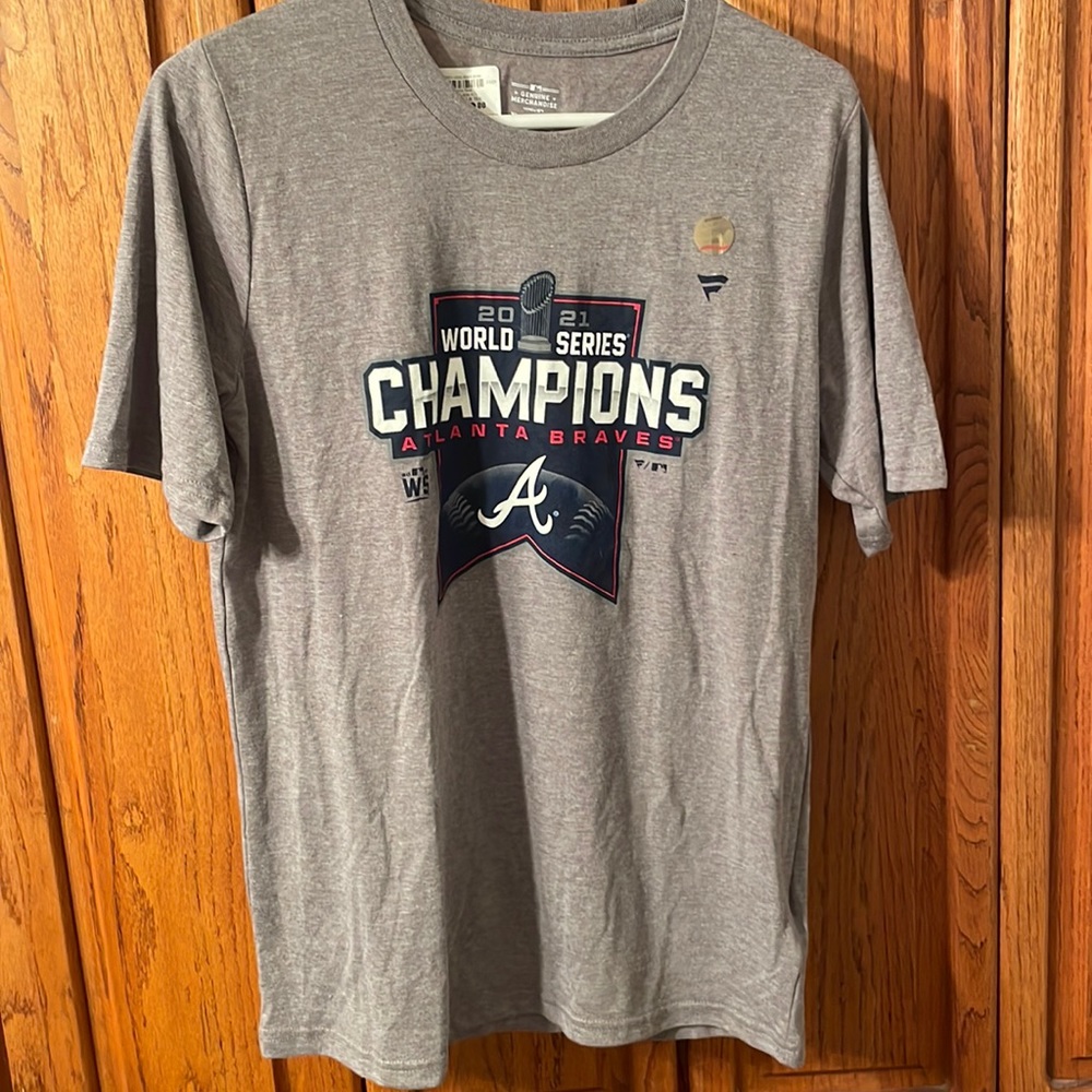Youth XL 2021 MLB World Series Champions Braves Shirt